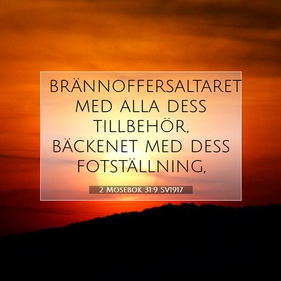 2 Mosebok 31:9 Bibelvers Förklarad