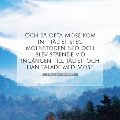 2 Mosebok 33:9 Bibelvers Förklarad