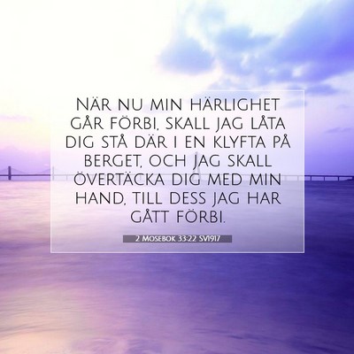 2 Mosebok 33:22 Bibelvers Förklarad