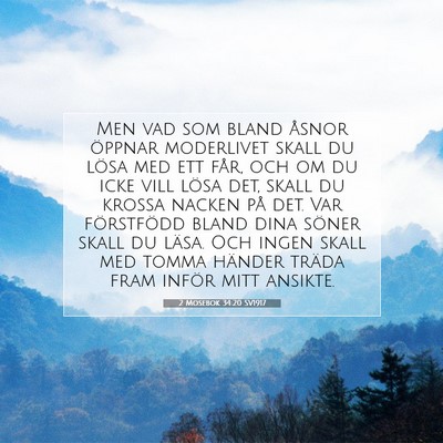 2 Mosebok 34:20 Bibelvers Förklarad