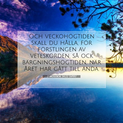 2 Mosebok 34:22 Bibelvers Förklarad