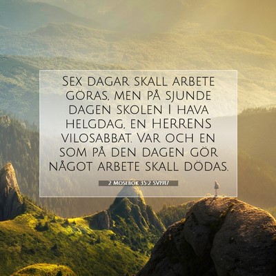 2 Mosebok 35:2 Bibelvers Förklarad