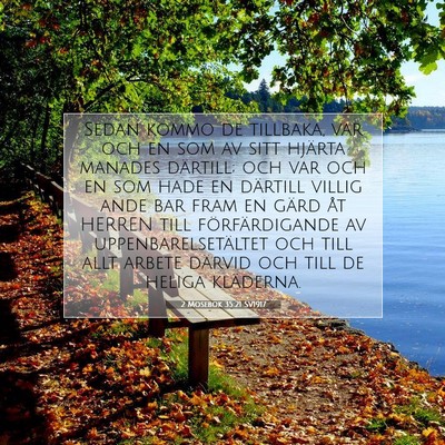 2 Mosebok 35:21 Bibelvers Förklarad