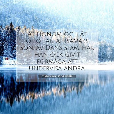 2 Mosebok 35:34 Bibelvers Förklarad