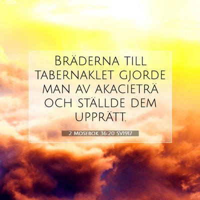 2 Mosebok 36:20 Bibelvers Förklarad