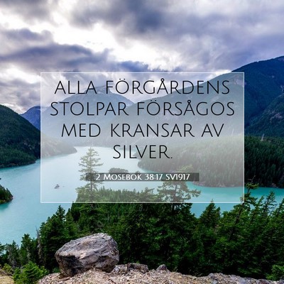 2 Mosebok 38:17 SV1917 Bild av bibelvers