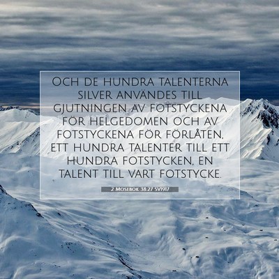 2 Mosebok 38:27 Bibelvers Förklarad