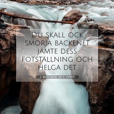 2 Mosebok 40:11 Bibelvers Förklarad