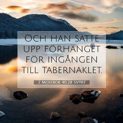 2 Mosebok 40:28 Bibelvers Förklarad