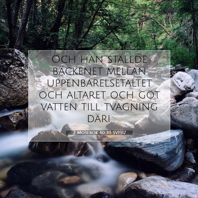 2 Mosebok 40:30 Bibelvers Förklarad