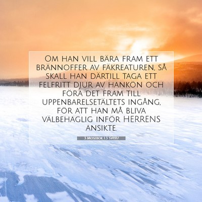 3 Mosebok 1:3 Bibelvers Förklarad
