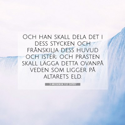 3 Mosebok 1:12 Bibelvers Förklarad
