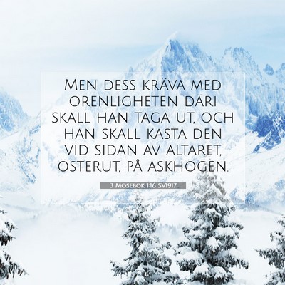 3 Mosebok 1:16 Bibelvers Förklarad