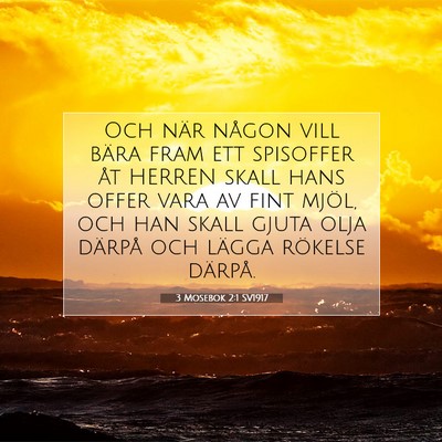 3 Mosebok 2:1 Bibelvers Förklarad