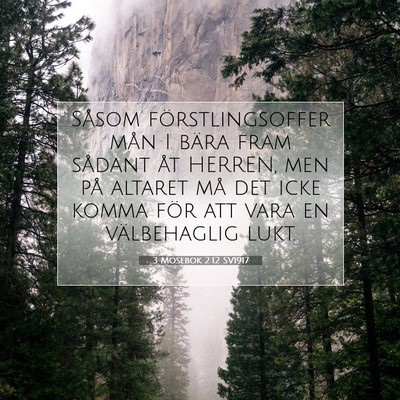 3 Mosebok 2:12 Bibelvers Förklarad