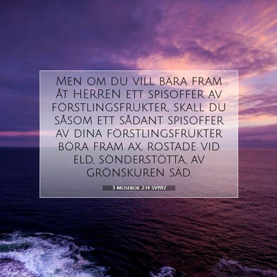 3 Mosebok 2:14 Bibelvers Förklarad