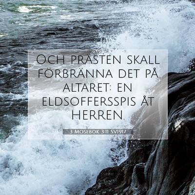 3 Mosebok 3:11 SV1917 Bild av bibelvers