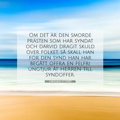 3 Mosebok 4:3 Bibelvers Förklarad