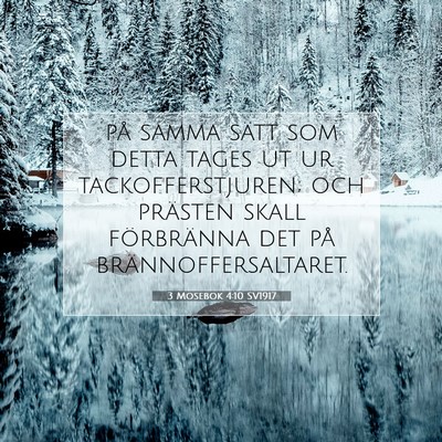 3 Mosebok 4:10 Bibelvers Förklarad