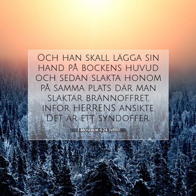 3 Mosebok 4:24 SV1917 Bild av bibelvers