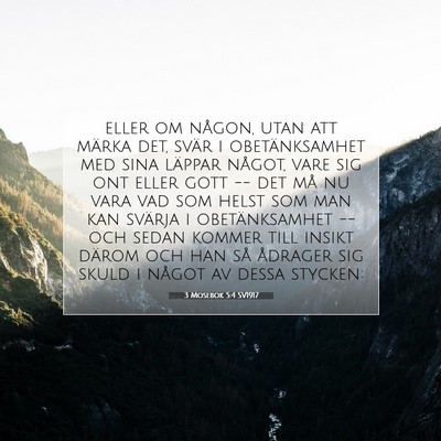 3 Mosebok 5:4 Bibelvers Förklarad
