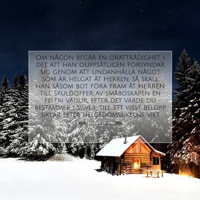 3 Mosebok 5:15 SV1917 Bild av bibelvers