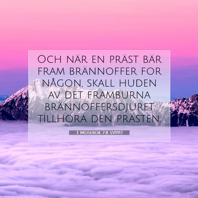 3 Mosebok 7:8 Bibelvers Förklarad
