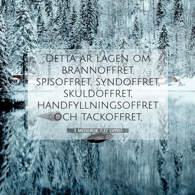 3 Mosebok 7:37 Bibelvers Förklarad