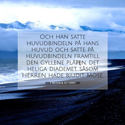 3 Mosebok 8:9 Bibelvers Förklarad