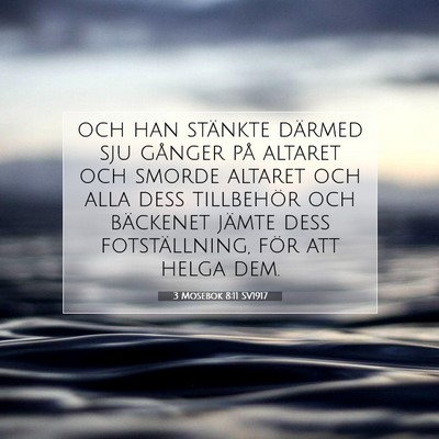 3 Mosebok 8:11 Bibelvers Förklarad