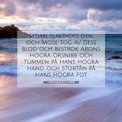 3 Mosebok 8:23 Bibelvers Förklarad