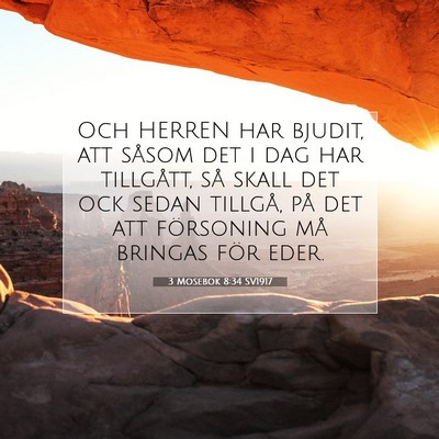 3 Mosebok 8:34 Bibelvers Förklarad