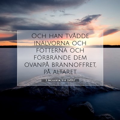 3 Mosebok 9:14 SV1917 Bild av bibelvers