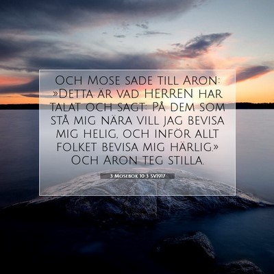 3 Mosebok 10:3 Bibelvers Förklarad