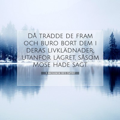 3 Mosebok 10:5 Bibelvers Förklarad