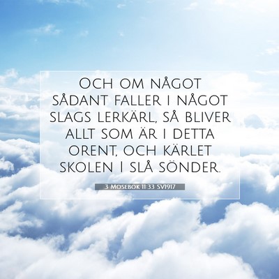 3 Mosebok 11:33 Bibelvers Förklarad