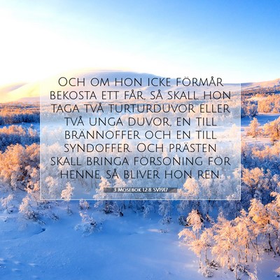3 Mosebok 12:8 Bibelvers Förklarad