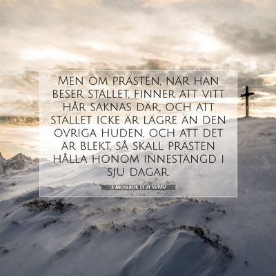 3 Mosebok 13:21 Bibelvers Förklarad