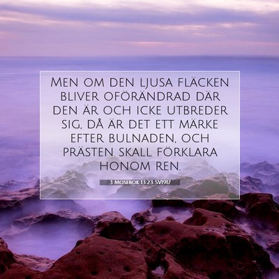 3 Mosebok 13:23 Bibelvers Förklarad