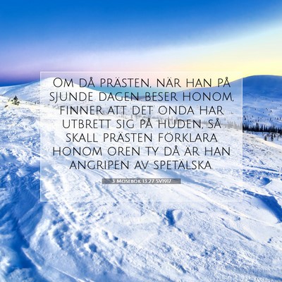 3 Mosebok 13:27 Bibelvers Förklarad