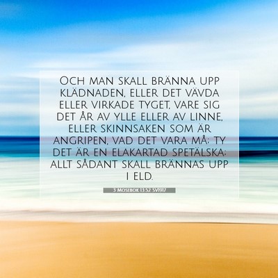 3 Mosebok 13:52 Bibelvers Förklarad