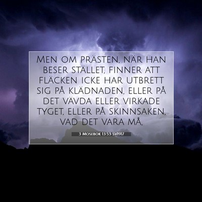 3 Mosebok 13:53 Bibelvers Förklarad