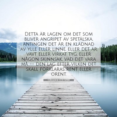 3 Mosebok 13:59 Bibelvers Förklarad