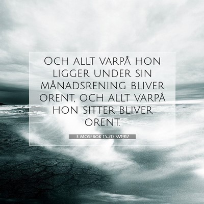 3 Mosebok 15:20 Bibelvers Förklarad