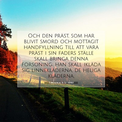 3 Mosebok 16:32 Bibelvers Förklarad
