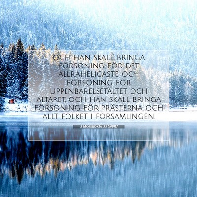 3 Mosebok 16:33 Bibelvers Förklarad