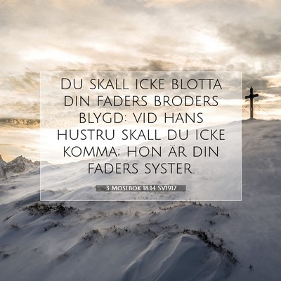 3 Mosebok 18:14 Bibelvers Förklarad