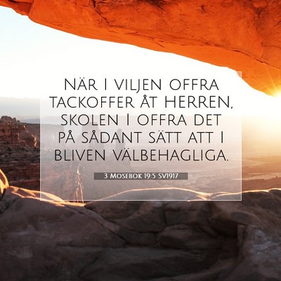 3 Mosebok 19:5 Bibelvers Förklarad