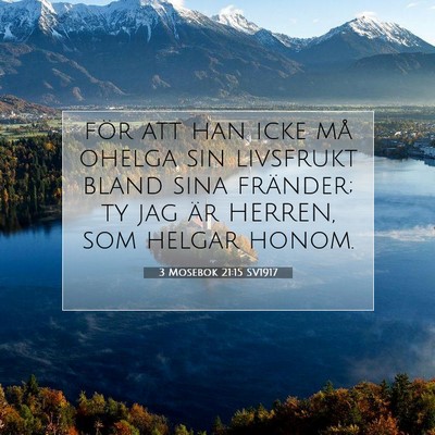 3 Mosebok 21:15 Bibelvers Förklarad
