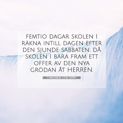 3 Mosebok 23:16 Bibelvers Förklarad